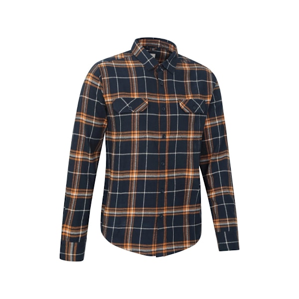 Mountain Warehouse Trace Flanell Långärmad Skjorta Herr - 4XL Br Bright Blue 4XL