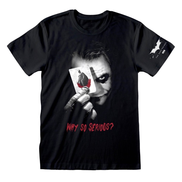 Batman: The Dark Knight Unisex Adult Why So Serious T-shirt MB Black M