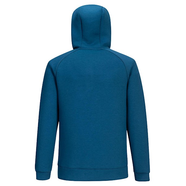 Portwest Herr DX4 Quarter Zip Hoodie L Metro Blå Metro Blue L