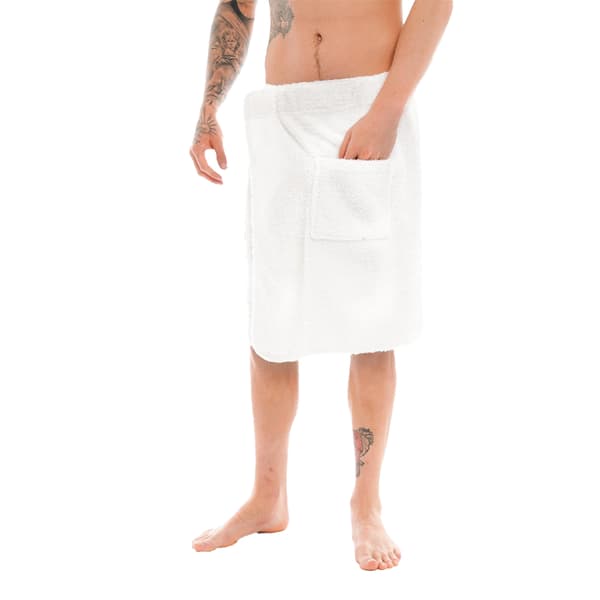 Keanu Herr Morgonrock Handduk S-M Vit White S-M