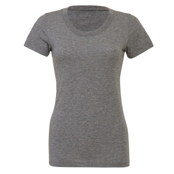 Bella + Canvas Triblend T-shirt för kvinnor/damer M Grå Grey M
