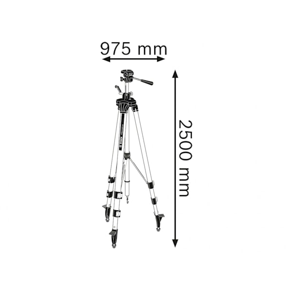 Bosch Bt 250 Professional Byggnadsstativ One Size Flerfärgad Multi Colour One Size