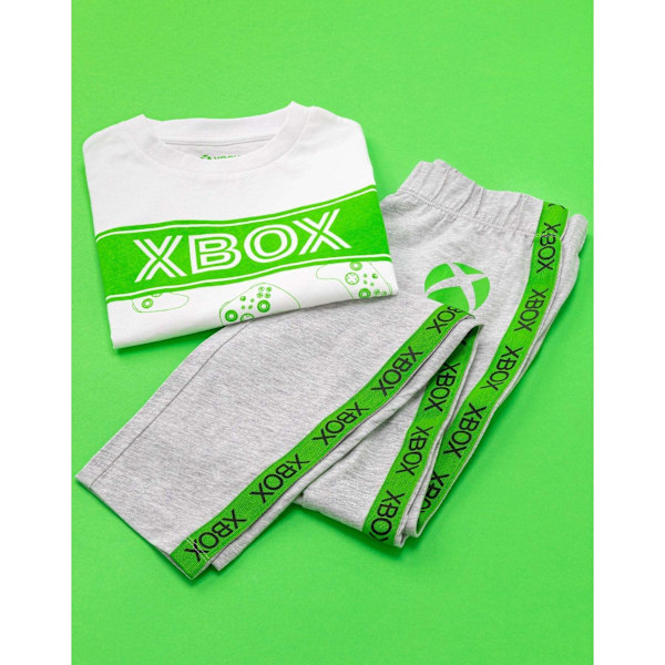 Xbox Pyjamas med långa ärmar för flickor 11-12 år Vit White 11-12 Years