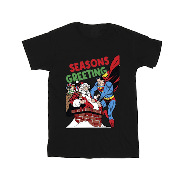 DC Comics Superman Santa Comic T-shirt M Svart Black M