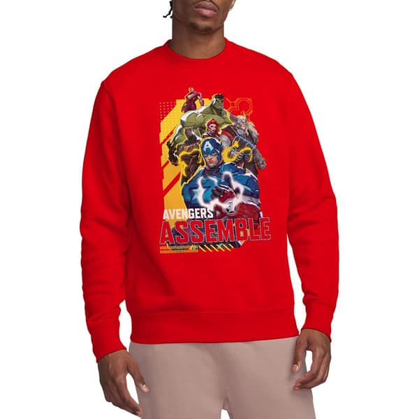 Marvel Rivals Unisex Vuxen Assemble Group Sweatshirt S Röd Red S