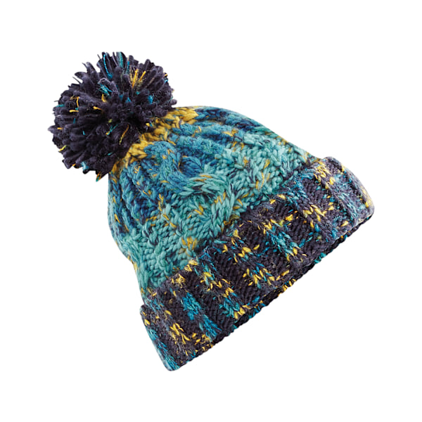 Beechfield Unisex Vuxen Corkscrew Beanie One Size Marina Splash Marina Splash One Size