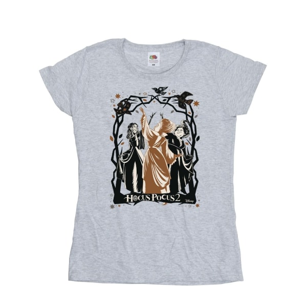 Disney Hocus Pocus Fåglar T-shirt i bomull XL Sport för damer/damer Sports Grey XL