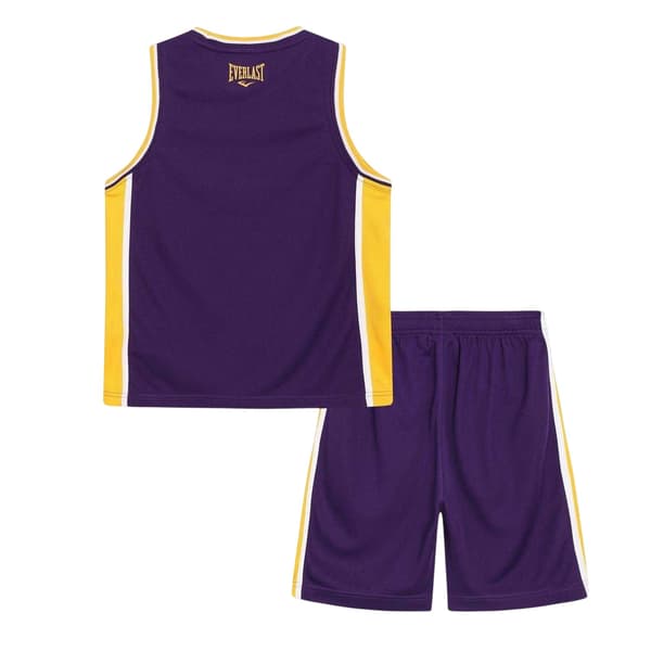 Everlast Barn Polyester Topp & Byxset Set 7-8 år Purple/Yellow 7-8 Years