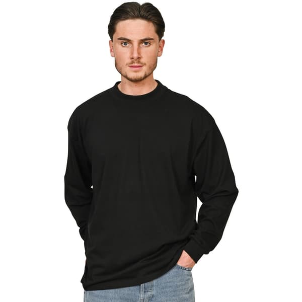 Casual Classics Unisex Vuxen Kammad Ringspun Bomull Förlängd Ne Black S
