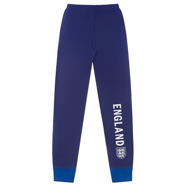 England FA Pyjamas för barn/ungdomar med lång ärm 11-12 år Blue 11-12 Years