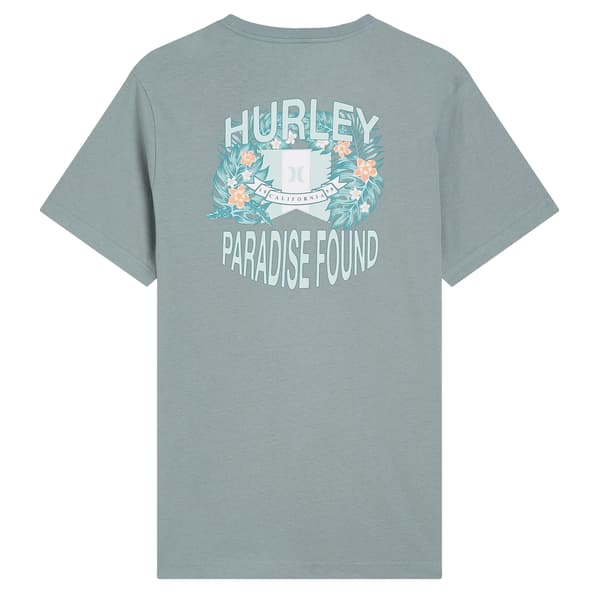 Hurley Herr Paradise Found T-shirt S Grå/Blå Grey/Blue S