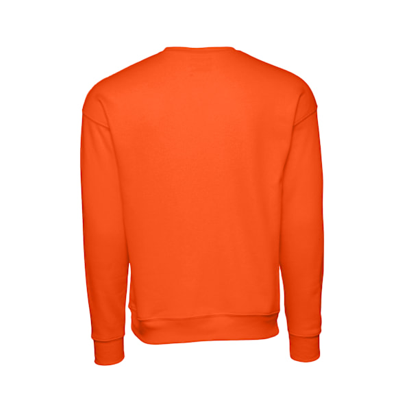 Bella + Canvas Unisex Vuxen Drop Shoulder Fleece Top XS Orange Orange XS