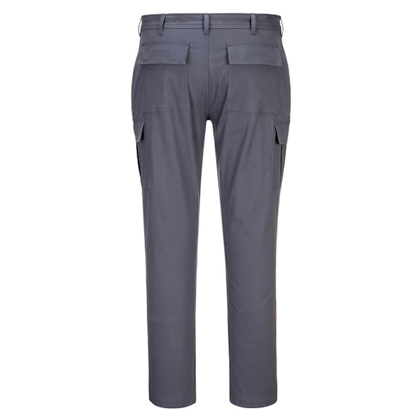 Portwest Herr Combat Stretch Slim Combat Byxor 40R Charcoal Charcoal Grey 40R