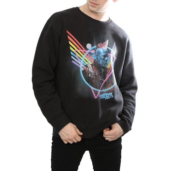 Marvel Herr Guardians Of The Galaxy Neon Yondu Sweatshirt M Svart Black M