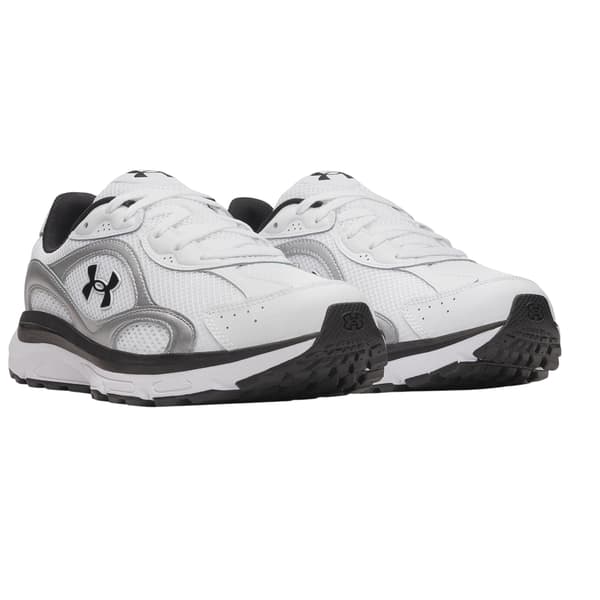 Under Armour Herr Tech Athletic Lädersneakers 7 UK Vit/Silver White/Silver/Black 7 UK