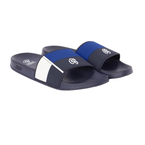 Crosshatch Mens Rentrays Sliders 7 UK Marinblå/Blå Navy/Blue 7 UK