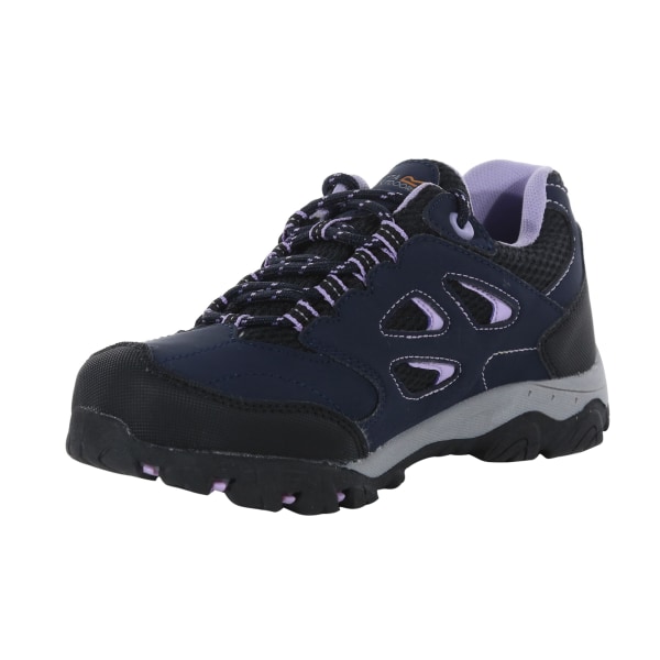 Regatta Childrens/Kids Holcombe Low Junior Hiking Boots 1 UK Ju Navy Blazer/Lilac 1 UK Junior
