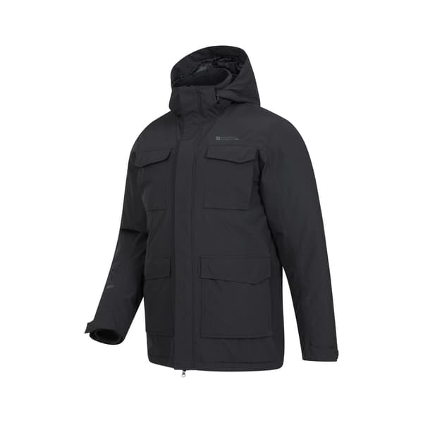 Mountain Warehouse Herr Concord Extreme Down Lång Jacka Black XXL