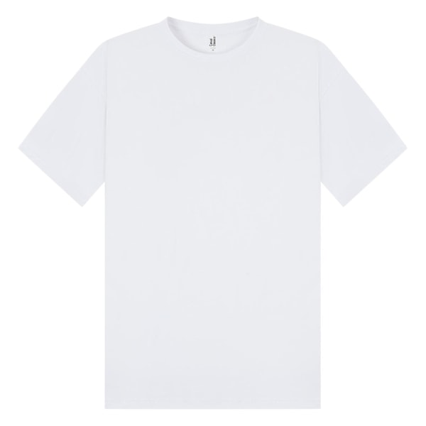 Casual Classics Unisex Vuxen Kammad Ringspunnen Bomull Oversized T-shirt White XS