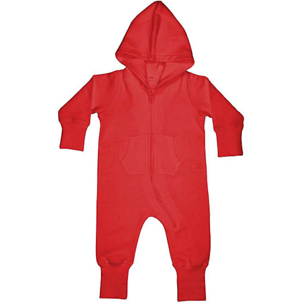 Babybugz Baby Plain Bodysuit 6-12 månader Röd Red 6-12 Months