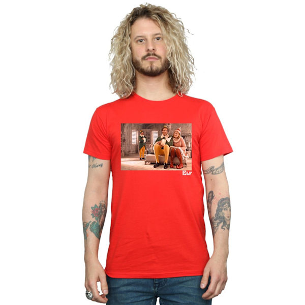 Elf Herr Familj T-Shirt L Röd Red L