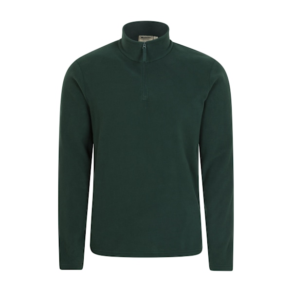 Mountain Warehouse Camber II Fleece Tröja med Halv Dragkedja Herr M Mörk Grön Dark Green M
