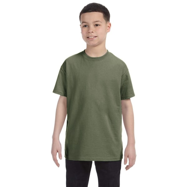 Gildan Youth Unisex Heavy Cotton T-Shirt XL Militärgrön Military Green XL