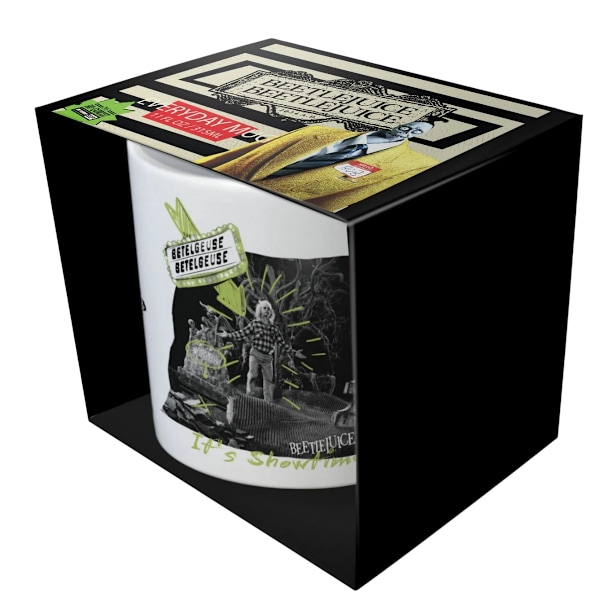 Beetlejuice It´s Showtime Mugg One Size Vit/Svart White/Black One Size