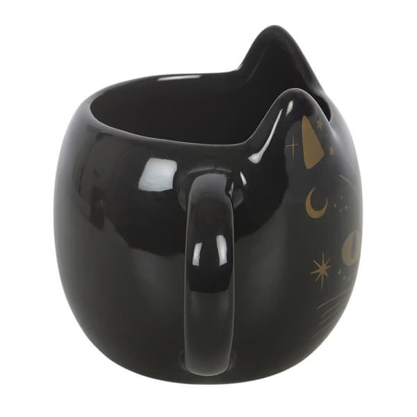 Something Different Kattansikte Mugg En Storlek Svart Black One Size