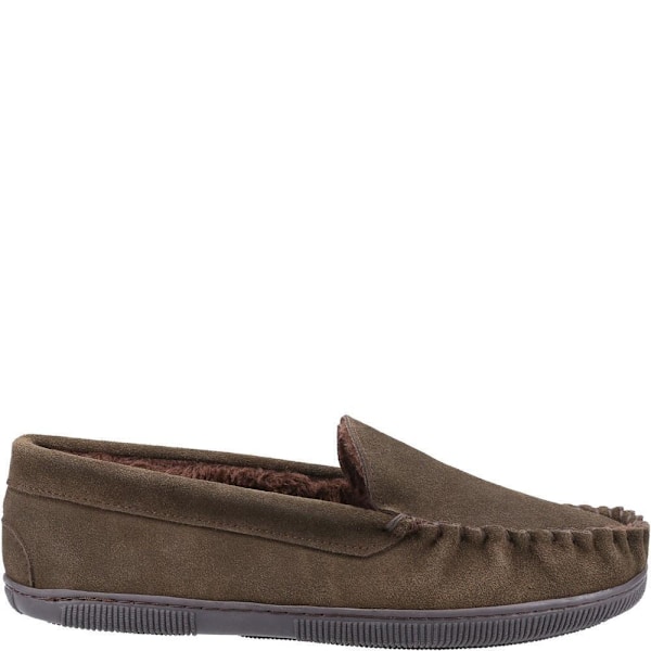 Cotswold herr Sodbury mockasinslippers i mocka 11 UK brun Brown 11 UK