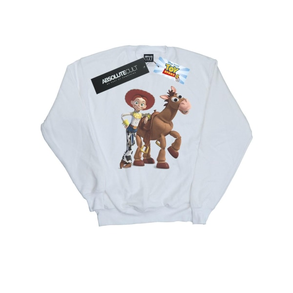 Disney Dam/Dam Toy Story 4 Jessie And Bullseye Sweatshirt White L