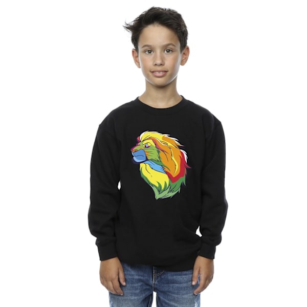 Disney Boys The Lion King Colours Sweatshirt 5-6 år Svart Black 5-6 Years