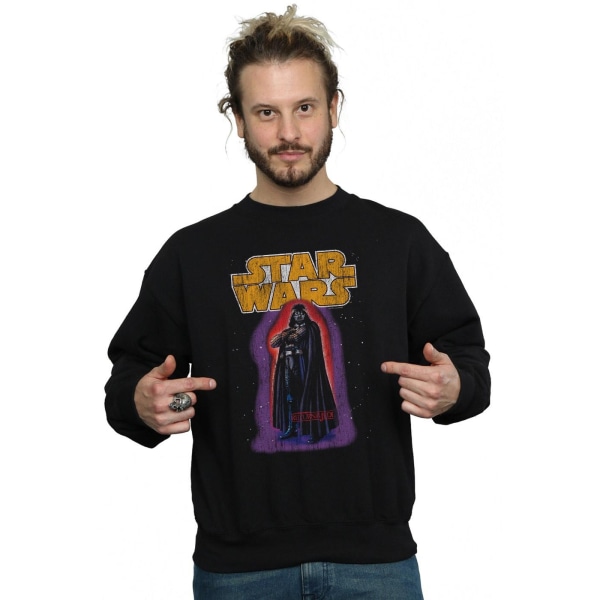 Star Wars Herr Darth Vader Vintage Sweatshirt XXL Svart Black XXL