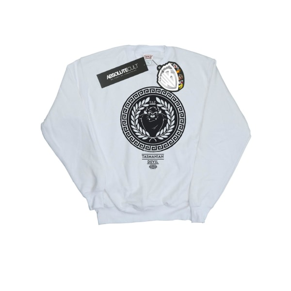 Looney Tunes Dam/Dam Taz Greek Circle Sweatshirt L Vit White L