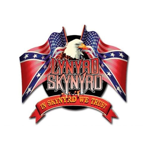 Lynyrd Skynyrd Eagle Postcard En Storlek Röd/Blå/Vit Red/Blue/White One Size