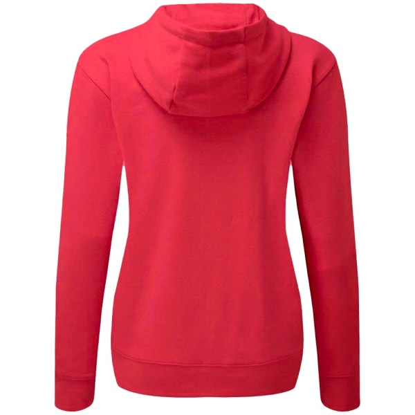Asquith & Fox Ekologisk hoodie med dragkedja för dam/dam 12 UK Ch Cherry Red 12 UK