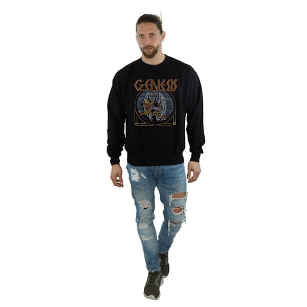 Genesis Herr Distressed Eagle Sweatshirt L Svart Black L