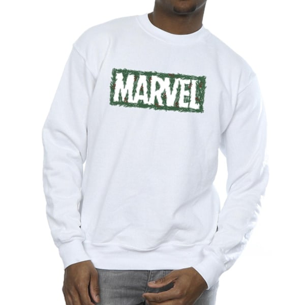 Marvel Holly Logo Sweatshirt XL Vit White XL