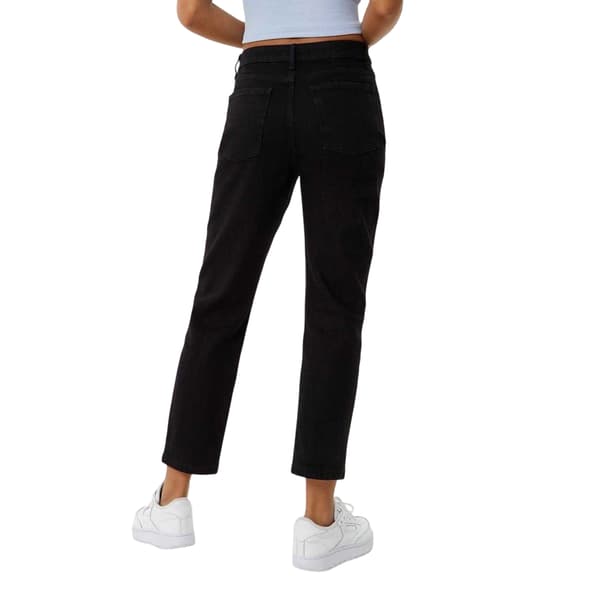 Jack Wills Dam Stella Denim High Rise Slim Jeans 28L Solid Black 28L