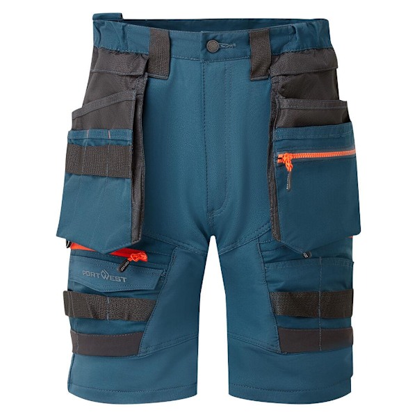 Portwest Holster Fickshorts för Män 41R Metro Blå Metro Blue 41R