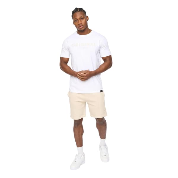 Crosshatch Bardon T-shirt i bomull för män S Vit White S