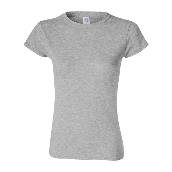 Gildan Womens/Ladies Softstyle Midweight T-Shirt XL Sports Grey Sports Grey XL