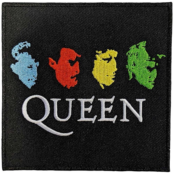 Queen Hot Space Tour ´82 Vävda strykmärke En storlek Flerfärgad Multicoloured One Size