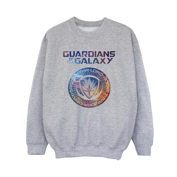 Marvel Boys Guardians Of The Galaxy Stars Fill Logo Sweatshirt Sports Grey 5-6 Years