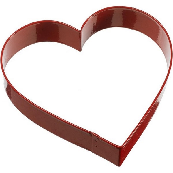 Anniversary House Heart Poly-Resin Coated Cookie Cutter One Siz Red One Size