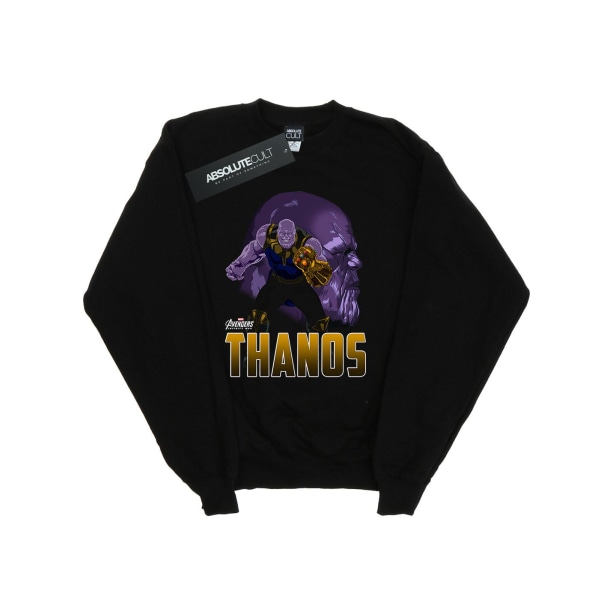 Marvel Mens Avengers Infinity War Thanos Character Sweatshirt L Black L