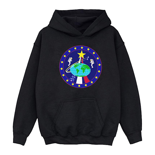 NASA Boys Classic Globe Astronauts Hoodie 12-13 år Svart Black 12-13 Years