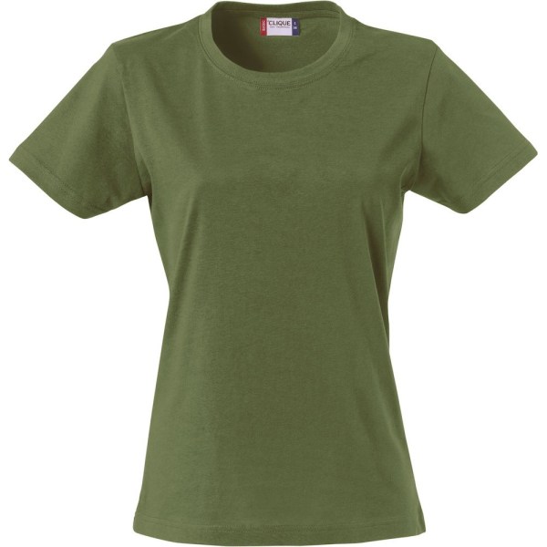 Clique Dam/Dam Plain T-Shirt M Army Green Army Green M