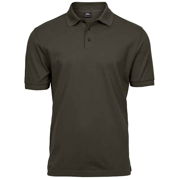 Tee Jays Lyxig Stretch Pikétröja för Män Mörk Oliv Dark Olive M
