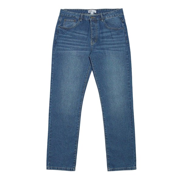 Burton Herr Mid Wash Straight Jeans 38R Mörkblå Dark Blue 38R